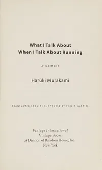 What I Talk About When I Talk About Running